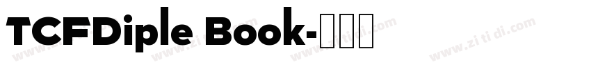 TCFDiple Book字体转换